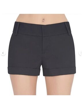 Alice + Olivia Cady Tailored Black Shorts Size 0